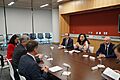 Mark Green, Former PM Mustafa and Speaker Osmani in Pristina - 2019 (2)