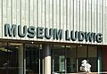 Museum Ludwig Köln - Südeingang - Schriftzug