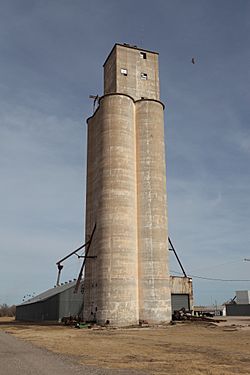 Grain elevator in O'Donnell