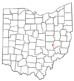 Location of New Concord, Ohio