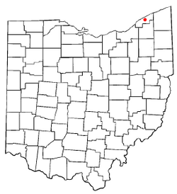 Location of Painesville, Ohio