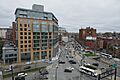 One Canal building under construction, Boston, 2016