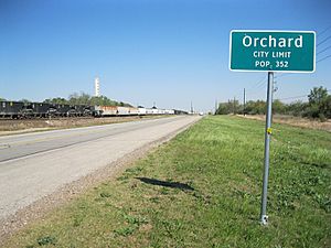 Orchard TX Sign Hwy 36