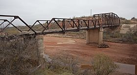 Oriana Bridge, Stonewall County, Texas in 2017