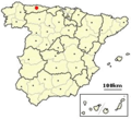 Oviedo, Spain location