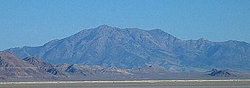 A photo of Pilot Peak, the highest point in the range