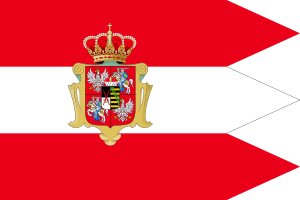 Polish Royal Banner of The House of Wettin
