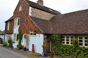 Pyecombe village, the old forge