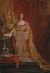 Queen Victoria Taking the Coronation Oath, June 28, 1838, by George Hayter