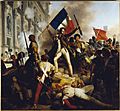 Révolution de 1830 - Combat devant l'hôtel de ville - 28.07.1830