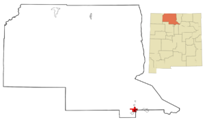 Location of Española, New Mexico