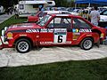Roger Clark's Cossack sponsored Ford Escort RS1800, winner of the 1976 Lombard RAC Rally, pictured at the 2008 Rally Fest at Chatsworth House 2013-12-07 09-06