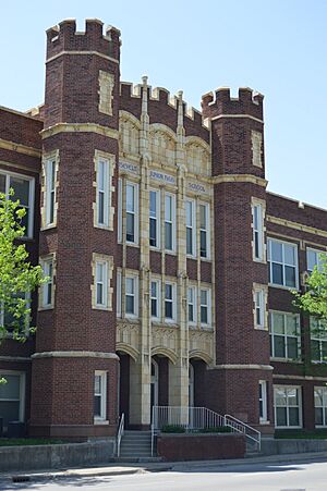 Roosevelt Junior High School entrance, Decatur