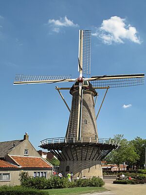 Rozenburg, molen 2009-08-23 14.10