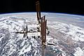 STS-135 final flyaround of ISS 4