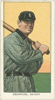 Sam Crawford, Detroit Tigers, baseball card portrait LCCN2008676583