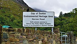 Sign for Gap of Dunloe at Kate Kearney's Cottage (geograph 5984949)