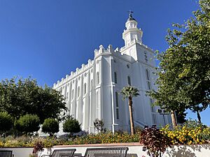 St. George Southeast View with Garden