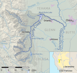 Stony Creek CA basin map.png