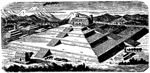 Teocalli vid Cholula, Nordisk familjebok bd 4