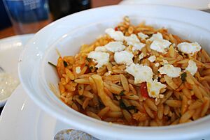 Thalassino Youvetsi close-up - Hellenic Republic AUD24