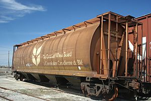 The Canadian Wheat Board hopper car