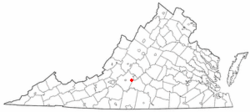 Location of Forest, Virginia