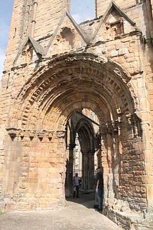 West door, Jedburgh Abbey