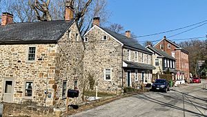 Stone houses on Mount Joy Road