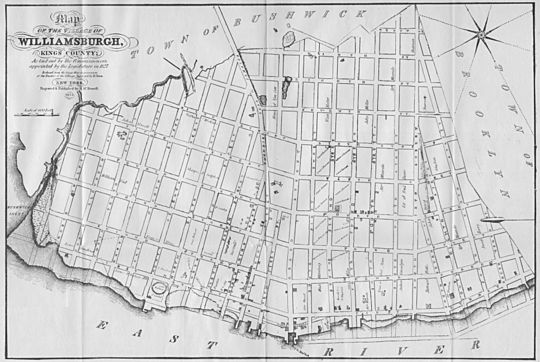 1827 Williamsburg Map