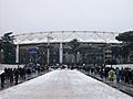 2012-02-11 Rome Olympic Stadium under the snow ITA - ENG rugby