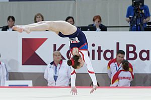 2015 European Artistic Gymnastics Championships - Floor - Amy Tinkler 07