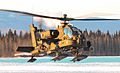 AH-64 Apache conducting pilot certification training Fort Wainwright