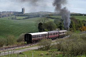 A Passing Steam train - geograph.org.uk - 350110