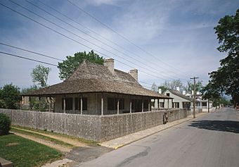 A color photograph of the Bolduc House in Ste Genevieve MO.jpg