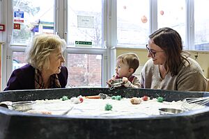 Andrea Leadsom visits Dunstable South Children's Centre