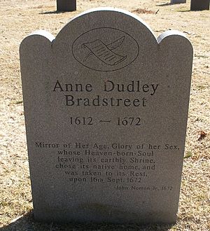 Anne Bradstreet Memorial N Andover Cem