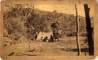 Apache encampment