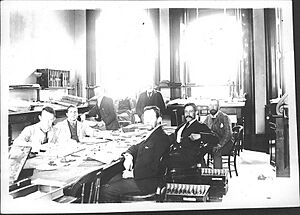 Bank of N.Z. interior of General Manager's office, 52348-a