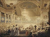 Banquet des dames aux Tuileries 1835
