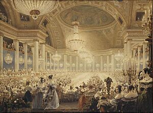 Banquet des dames aux Tuileries 1835