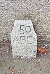 March Stone No. 50, In Corner Of Don Terrace, At Foot Of Deer Road Above Grandholm Bridge And Near Woodside Railway Station