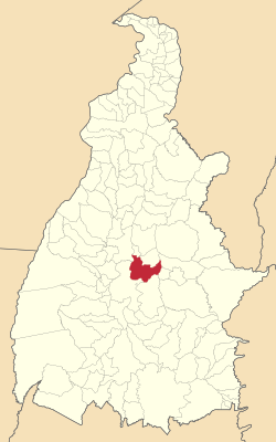 Localization of Palmas in Tocantins