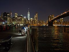 Brooklyn Bridge, Manhattan at night 4