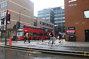 Buses, Clarendon Road and College Road