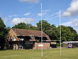 Camberley RFC pavilion, Watchetts Recreation Ground, Camberley, Surrey