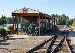 Chelatchie Prairie Railroad station in Yacolt