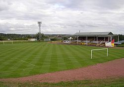 Cliftonhill Park Football Ground, Coatbridge