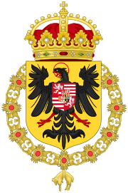 Coat of Arms of Ferdinand I and Maximilian II as Kings of the Romans.svg