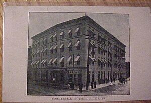 Commercial Hotel Dubois PA 1910